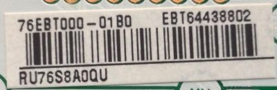 MAIN PARA SMART TV LG / NUMERO DE PARTE EBT64438802 / EAX67125703 / PANEL LC650EQF (YK)(M1) / MODELO 65SJ9500-UA.AUSYLJR - Imagen 4